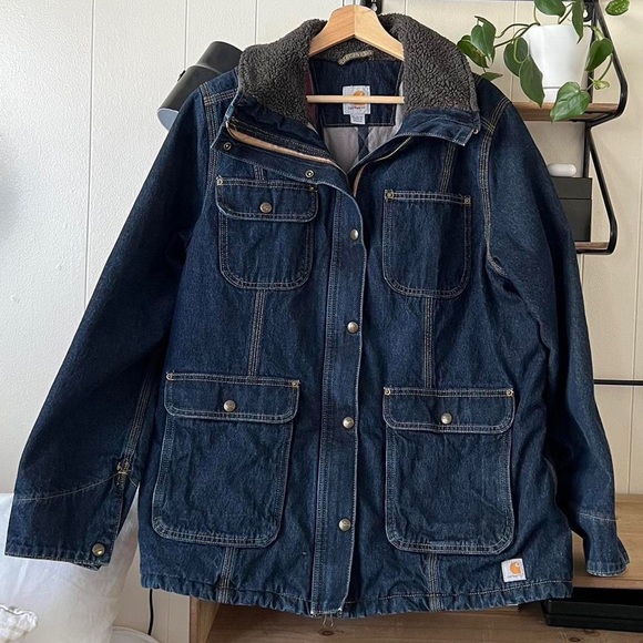 Carhartt Jackets & Blazers - carhartt women’s wesley coat in heritage blue, XL